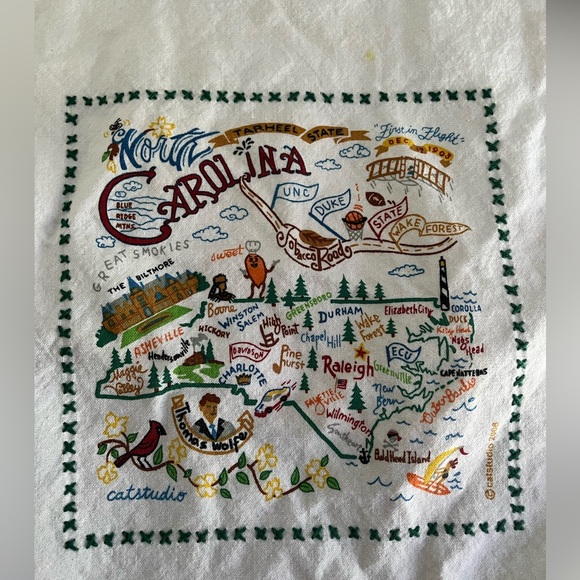 North Carolina Hand towel by catstudio - Picture 3 of 3